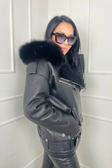 Sheepskin with a hood